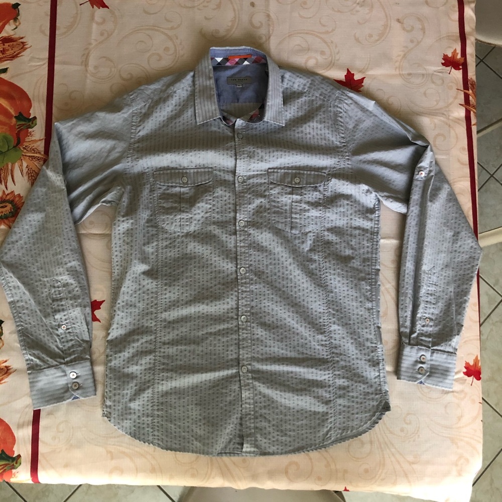Blue dress shirt